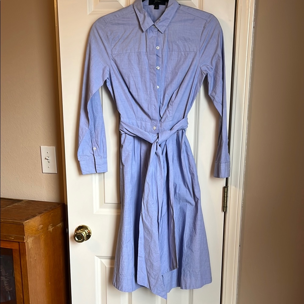 NWOT J. Crew A-Line Button Up Dress